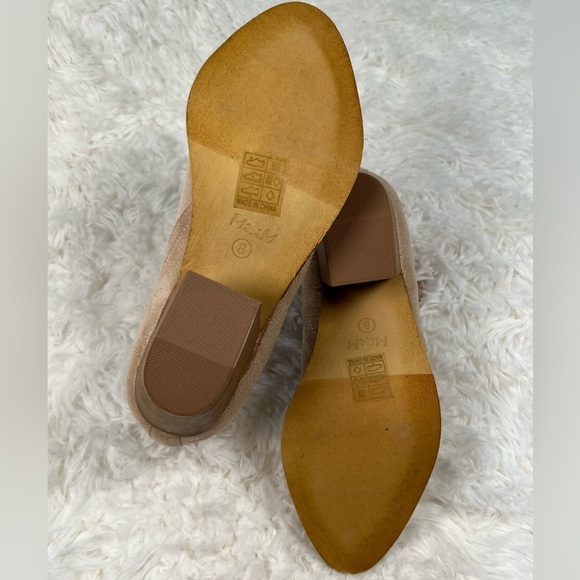 Mi.iM | Tess | Nude Suede Ankle Booties - Picture 11 of 12